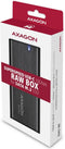 Axagon EEM2-SBC - Externe behuizing voor SATA M.2 SSD - USB 3.2 Gen 2 10Gb/s - Zwart