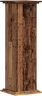 vidaXL - Plantenstandaard - 33x33x100 - cm - bewerkt - hout - oud - houtkleurig