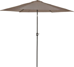 Madison - Parasol Tenerife Round Taupe - 300cm - Bruin