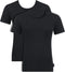 Sloggi 24/7 Shirt - O-hals - 2-pack - Zwart