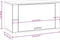 vidaXL - Wandschoenenkast - 70x35x38 - cm - massief - grenenhout - sonoma - grijs