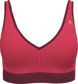 Odlo Sportbeha Seamless High - Extreme ondersteuning - Raspberry Fudge - Paradise Pink - Maat L