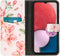 iMoshion Hoesje Geschikt voor Samsung Galaxy A13 (4G) Hoesje Met Pasjeshouder - iMoshion Design Softcase Bookcase - Roze / Blossom Watercolor