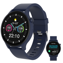 Denver SWC-338BU - Smartwatch - Ingebouwde microfoon en speaker - Blauw