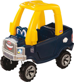 Little Tikes Cozy Truck - Loopauto - Off-road wielen en te openen achterklep - Zwart