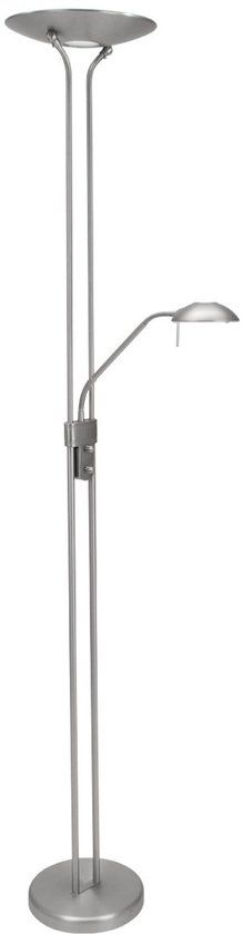 Steinhauer olet - Vloerlamp - 1 lichts - H 180 cm - Staal