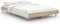 vidaXL - Bedframe - bewerkt - hout - sonoma - eikenkleurig - 120x190 - cm