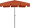 vidaXL - Strandparasol - 200x125 - cm - terracottakleurig