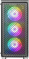 Mars Gaming MC-F - Midi Tower PC - 4 ARGB-fans - Zwart