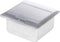 LEDmaxx 105625 2-voudig Vloerinbouw-contactdoos Kinderbeveiliging IP20 Aluminium