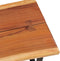vidaXL - Salontafel - 102x54x41 - cm - massief - suarhout