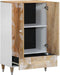 vidaXL - Hoge - kast - 60x33,5x100 - cm - massief - mangohout