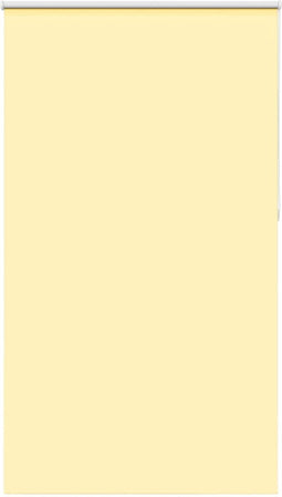 vidaXL - Rolgordijn - verduisterend - 135x210 - cm - stofbreedte - 131,6 - cm - geel