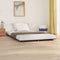 vidaXL - Bedframe - massief - grenenhout - grijs - 120x200 - cm