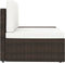 vidaXL - Hoekbank - met - linkerarmleuning - sectioneel - poly - rattan - bruin