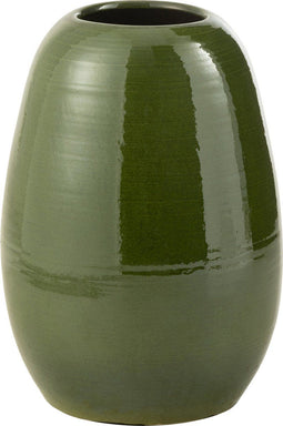 J-Line vaas Lola - porselein - groen - medium - 40 cm hoog