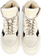 PS Poelman ESQUIMO - Hoge Sneakers - Teddy - Beige - Maat 38