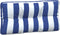 vidaXL - Palletkussens - 3 - st - gestreept - stof - wit - en - blauw
