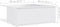 vidaXL - Salontafel - 80x80x31 - cm - bewerkt - hout - wit