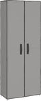 vidaXL - Schoenenkast - 60x30x166 - cm - stof - grijs