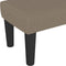 vidaXL - Bankje - 100x30x30 - cm - stof - taupe