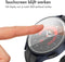 imoshion Screenprotector - Geschikt voor Samsung Galaxy Watch 4 40mm - Full Cover Hard Case / Beschermend Hoesje - Donkerblauw