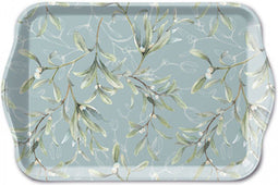 1 persoons dienblaadje - Ambiente - dienblad - tray - melamine - mistletoe all over - kerst