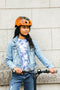 Mini Hornit Lids Fietshelm voor Kinderen met LED achterlicht - Chiller Spider (M)