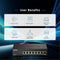 D-Link DMS-108P - Unmanaged Switch - 8x 2.5Gbps PoE++ - 230W PoE-budget