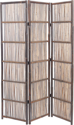 Light&living Kamerscherm 124x40x184 cm HERMIEN rotan bruin