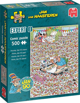 Jan van Haasteren Expert 8 - Puzzel 500 stukjes - Speciale verjaardagspuzzel Jan (2026)