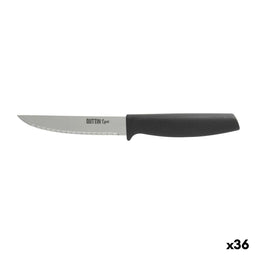 Keukenmes Quttin Laos Zwart Zilverkleurig 11 cm Multifunctioneel (36 Stuks)