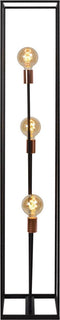 Lucide ARTHUR - Vloerlamp - 3xE27 - 140 cm - Zwart
