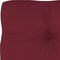 vidaXL - Bankkussen - 80x40x12 - cm - stof - wijnrood