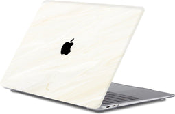 Lunso Geschikt voor MacBook Pro 13 inch M1/M2 (2020-2022) cover hoes - case - Creamy Vibes