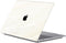 Lunso Geschikt voor MacBook Pro 13 inch M1/M2 (2020-2022) cover hoes - case - Creamy Vibes