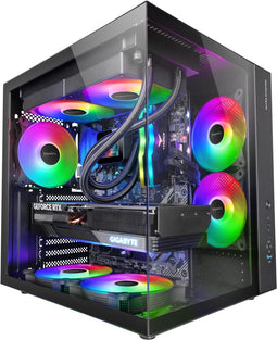 Mars Gaming MCV-ONE - Midi Tower PC - ATX micro ATX Mini-ITX - Zwart