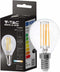 V-tac VT-1996 10-pack Filament LED lampen kogel - E14 - 4W - 350 Lm - 3000K