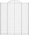 vidaXL - Schanskorven - 3 - st - gewelfd - 200x30x220/240 - cm - ijzer
