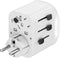 Gembird Universele Reisadapter - 15W - Geaard - Wit