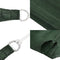 vidaXL - Zonnezeil - 160 - g/m² - 3x3 - m - HDPE - donkergroen