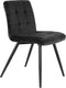 Light & Living Eetkamerstoel Olive - Antraciet - Velvet