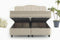 Dreamhouse Marrakech Opberg Boxspring Bed - 180x200 - VELVET BEIGE - Met veel Opbergruimte en Inclusief Hoofdbord.