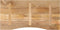 vidaXL - Bureaublad - met - ronding - 140x60x2,5 - cm - massief - ruw - mangohout