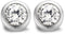 TI SENTO Dames Oorbellen - 925 zilver - Zirconia wit - 7597ZI