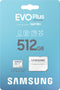 Samsung EVO Plus - microSDXC 512GB - UHS-I 160MB/s A2 V30