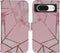 iMoshion Hoesje Geschikt voor Google Pixel 8 Hoesje Met Pasjeshouder - iMoshion Design Softcase Bookcase - Meerkleurig / Pink Graphic