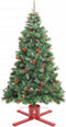 vidaXL - Kerstboomstandaard - 61x61x15,5 - cm - rood