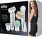 Braun Silk-épil 9 Flex 9-300 - Epilator met Flexibele Kop en 4 Opzetstukken - Wit/Goud