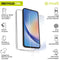 Muvit for Change Samsung Galaxy A35 5G - Mobielhoesje en Schermbeschermer - Krassenbestendig en Eco-friendly